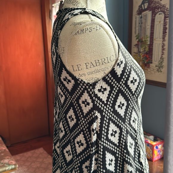 Bel Kazan (Anthropology) geometric design black and beige size L - Picture 6 of 10